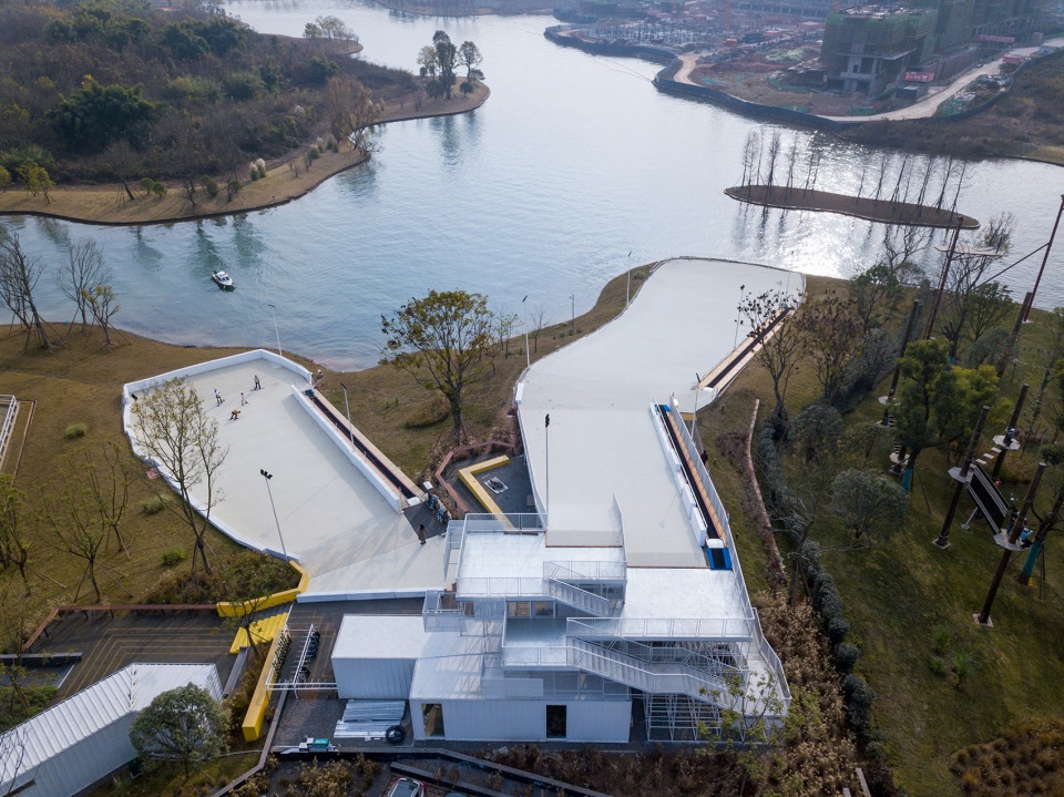 dry skiing resort yudao landscape design