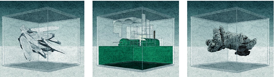 exhibition of frozen time china by waterfrom design