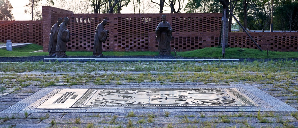 main entrance and public landscape art design of jizhou kiln china by shanghai yijing landscape planning and design shanghai pudong archi...