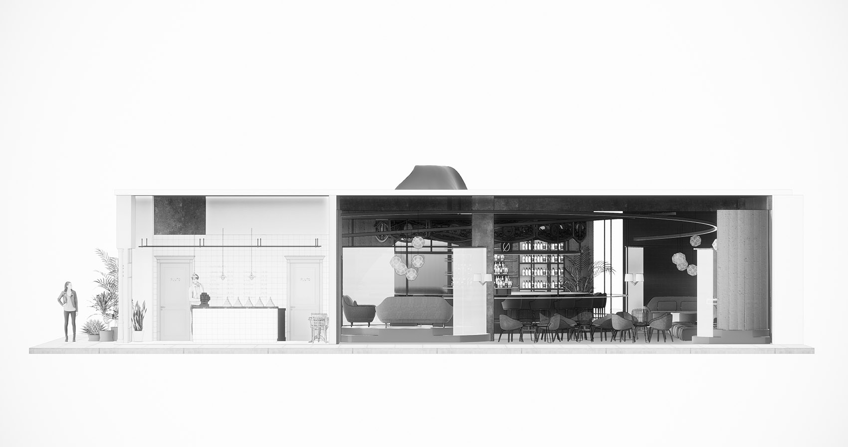 PLUTO BAR, China by triostudio - 谷德设计网