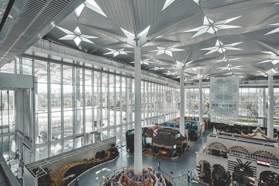 the international pavilion of the 2019 beijing international horticultural exhibition china by biad hu yue studio
