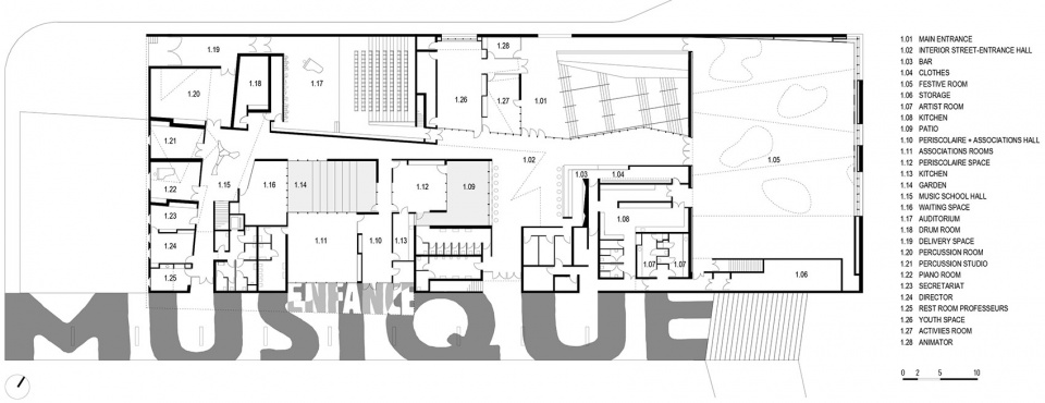 music school in maizieres les metz by dominique coulon associes