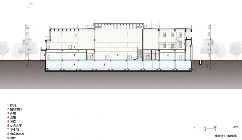 a complex of library museum and history museum of yanan university new campus china by architectural design research institute of tsinghu...