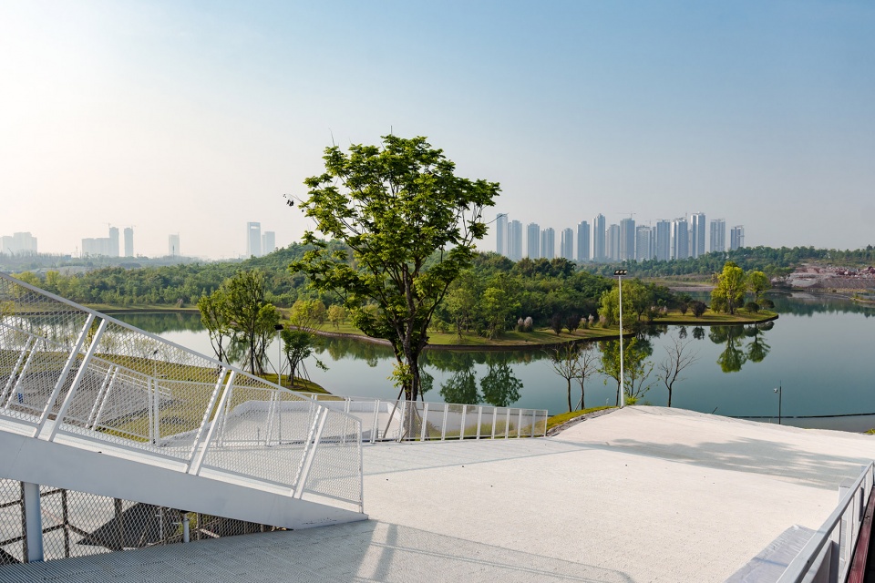 dry skiing resort yudao landscape design