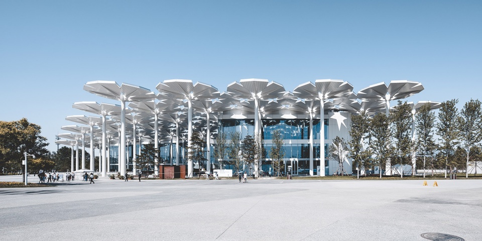 the international pavilion of the 2019 beijing international horticultural exhibition china by biad hu yue studio