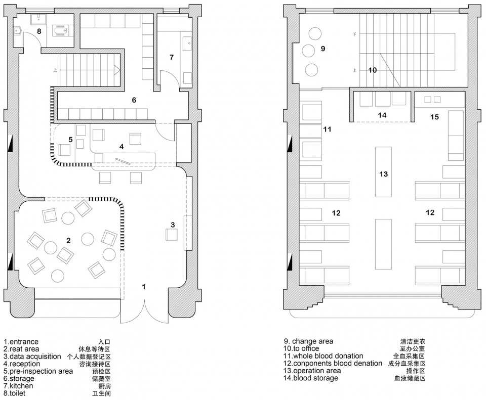 Langfang Blood Donation Center HILLS design