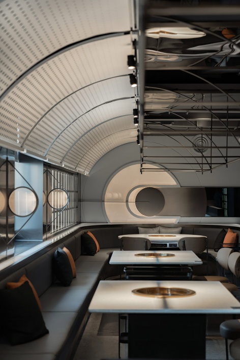 jiu li hot pot orbit china by chengdu wan qian ji environmental art and design