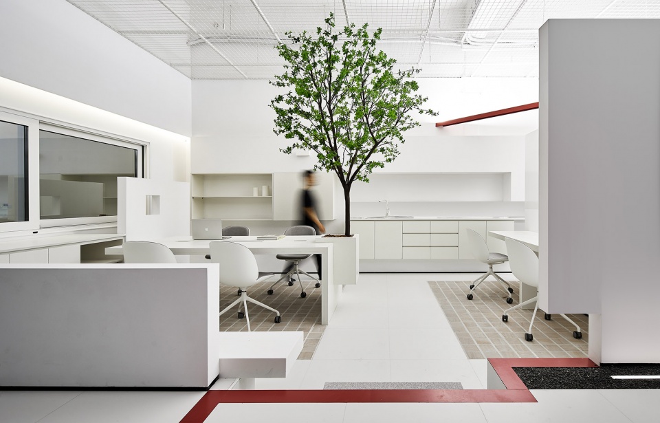 the shape of time windows and doors showroom design china by puju wuy