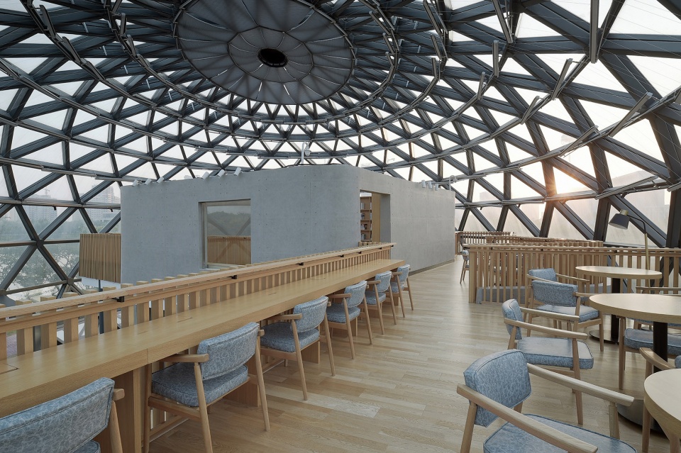 jingjiang library bar china by metrics architecture studio