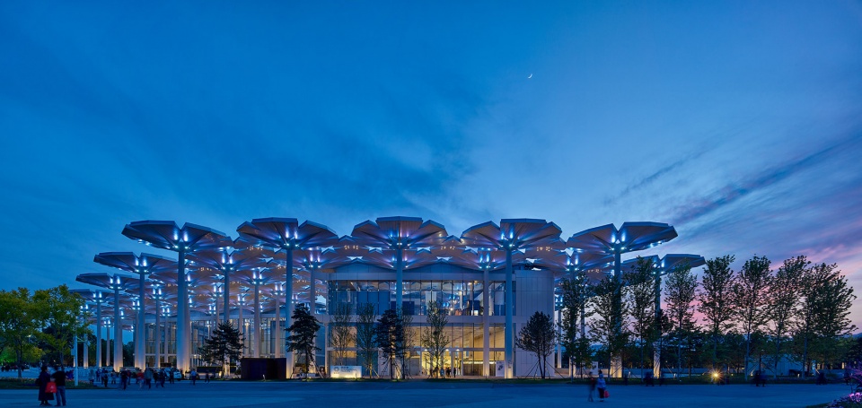 the international pavilion of the 2019 beijing international horticultural exhibition china by biad hu yue studio