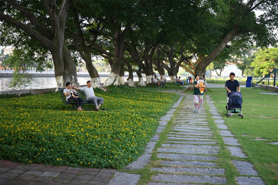 zhongshan shipyard park china by turenscape