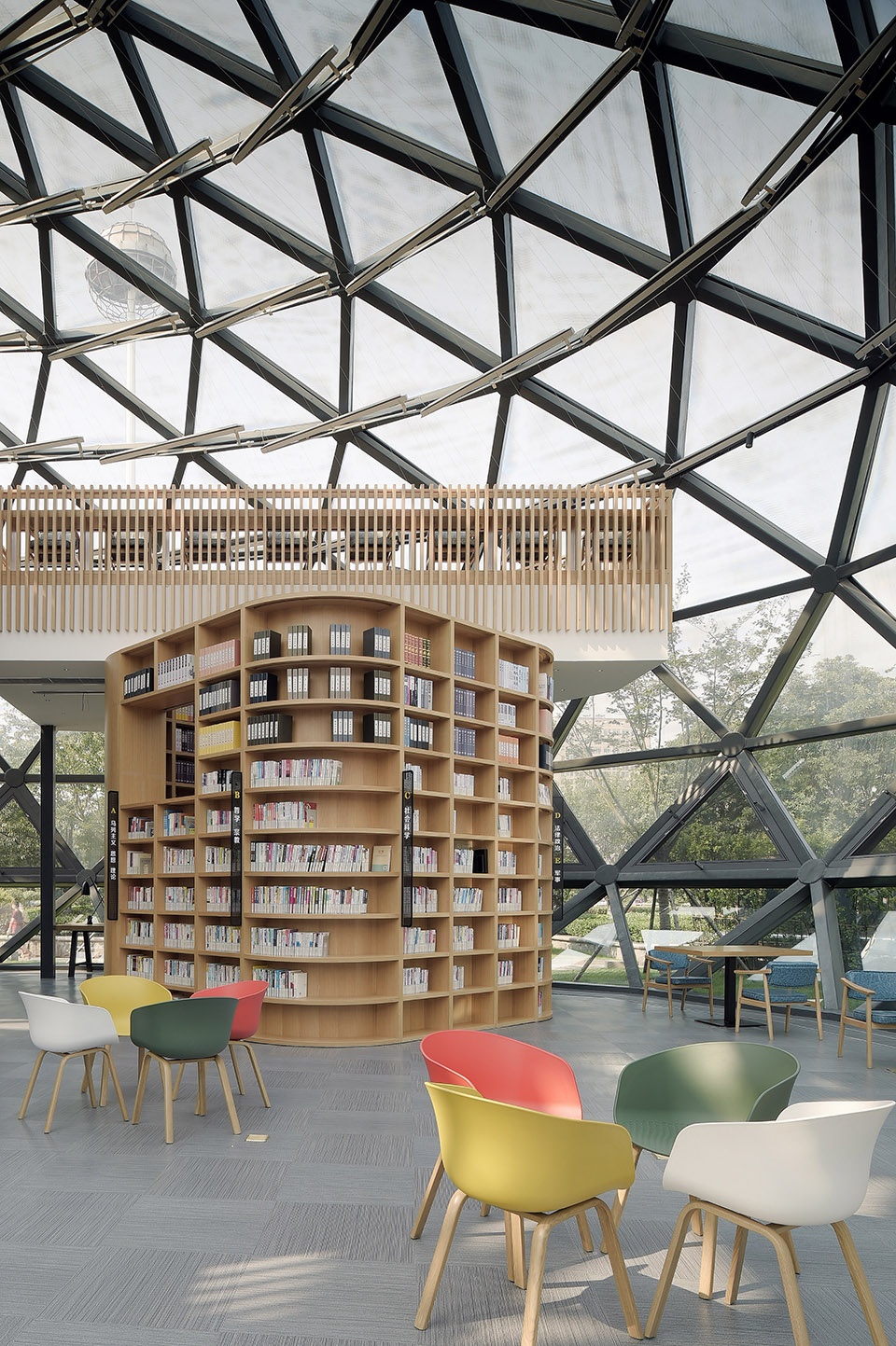 jingjiang library bar china by metrics architecture studio