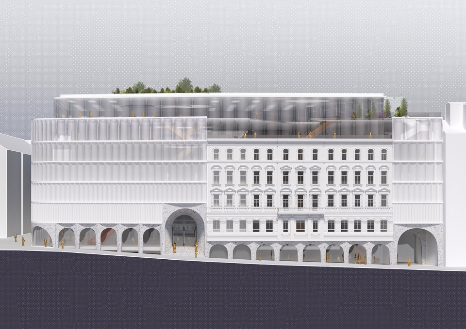 oma wins competition for the new kadewe vienna department store