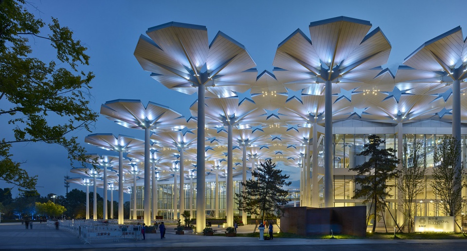 the international pavilion of the 2019 beijing international horticultural exhibition china by biad hu yue studio