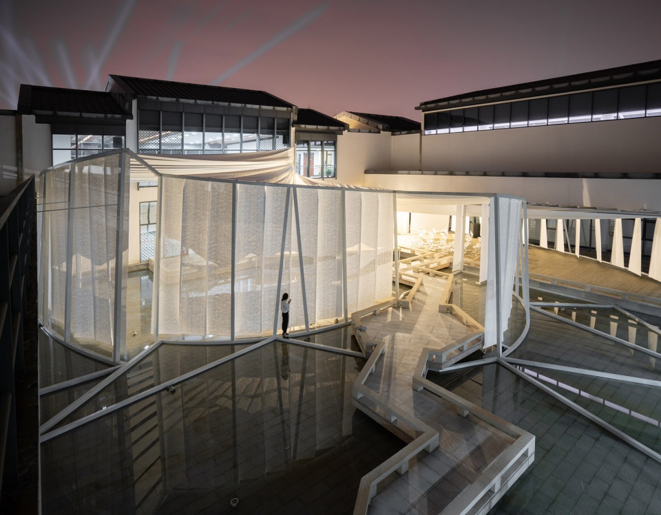 whisper of wind main exhibition pavilion of suzhou international design week china by soda architects
