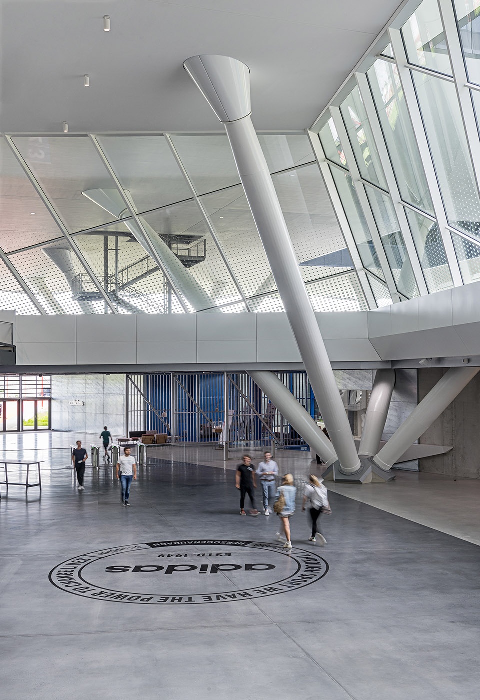 adidas world of sports arena by behnisch architekten