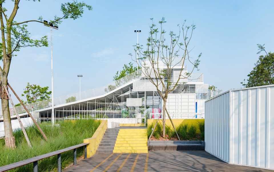 dry skiing resort yudao landscape design