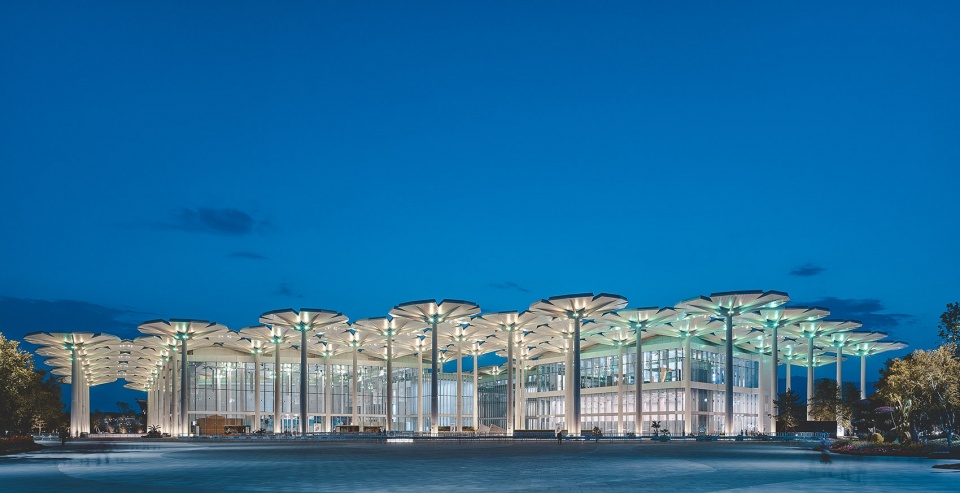 the international pavilion of the 2019 beijing international horticultural exhibition china by biad hu yue studio