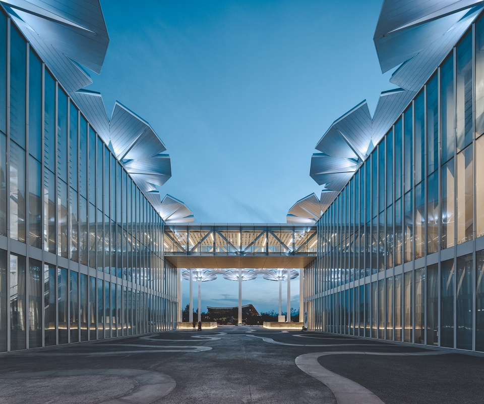 the international pavilion of the 2019 beijing international horticultural exhibition china by biad hu yue studio