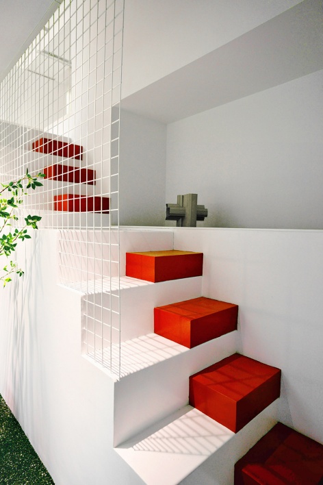 the shape of time windows and doors showroom design china by puju wuy
