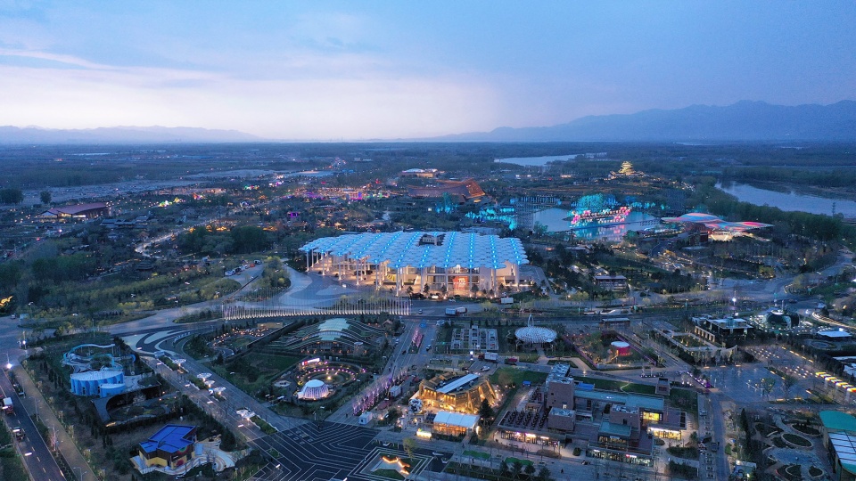 the international pavilion of the 2019 beijing international horticultural exhibition china by biad hu yue studio