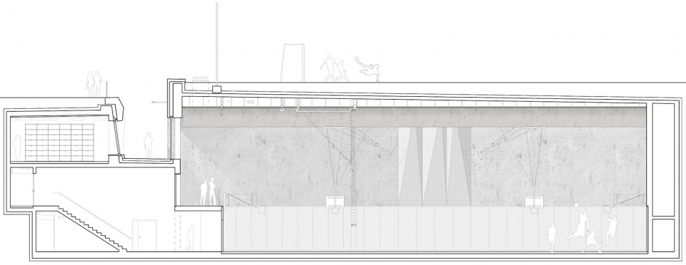 triple sports hall cantonal school wettingen by mlzd