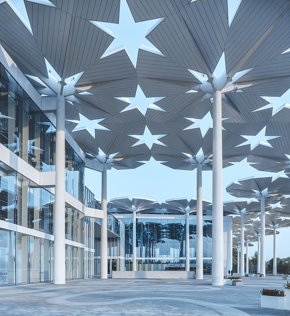 the international pavilion of the 2019 beijing international horticultural exhibition china by biad hu yue studio