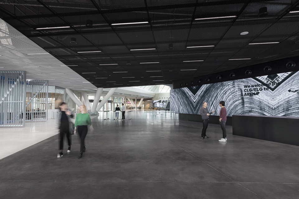 adidas world of sports arena by behnisch architekten