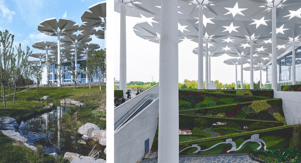 the international pavilion of the 2019 beijing international horticultural exhibition china by biad hu yue studio
