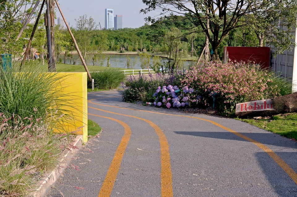 dry skiing resort yudao landscape design