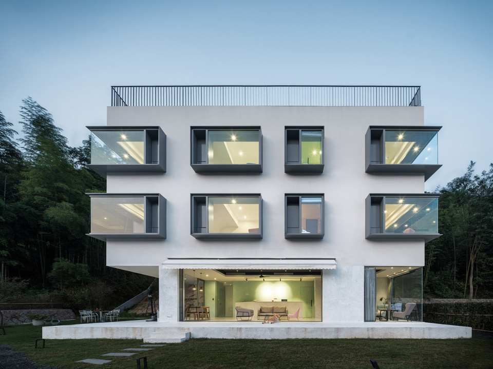 house of windows in moganshan china by officeproject