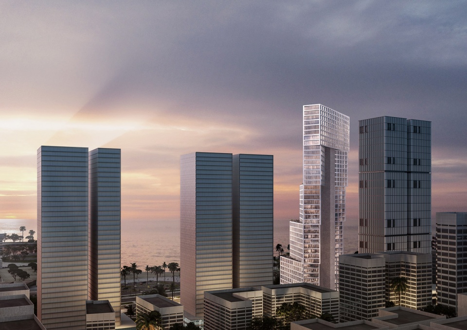the wafra tower by oma