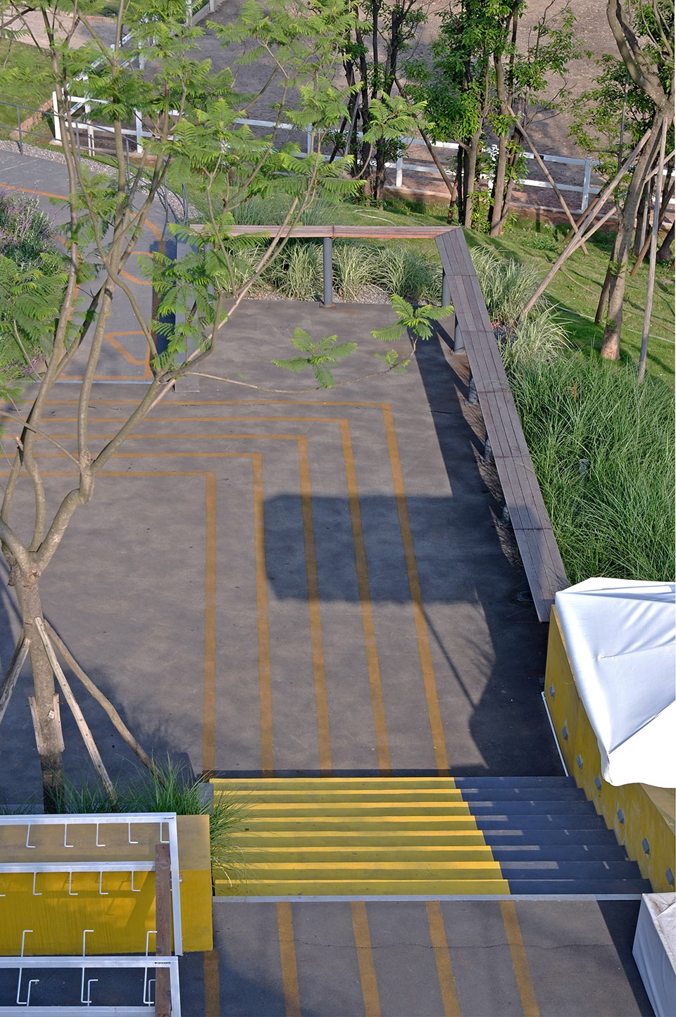 dry skiing resort yudao landscape design