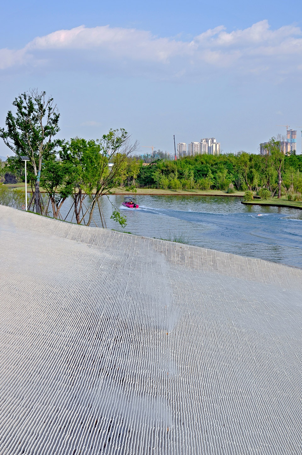dry skiing resort yudao landscape design