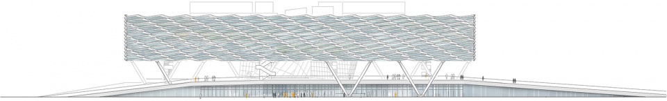 adidas world of sports arena by behnisch architekten