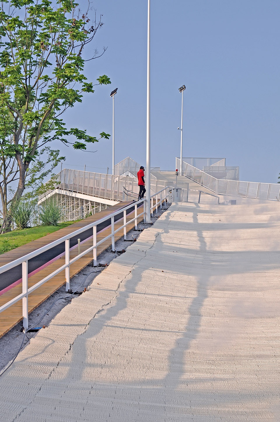 dry skiing resort yudao landscape design