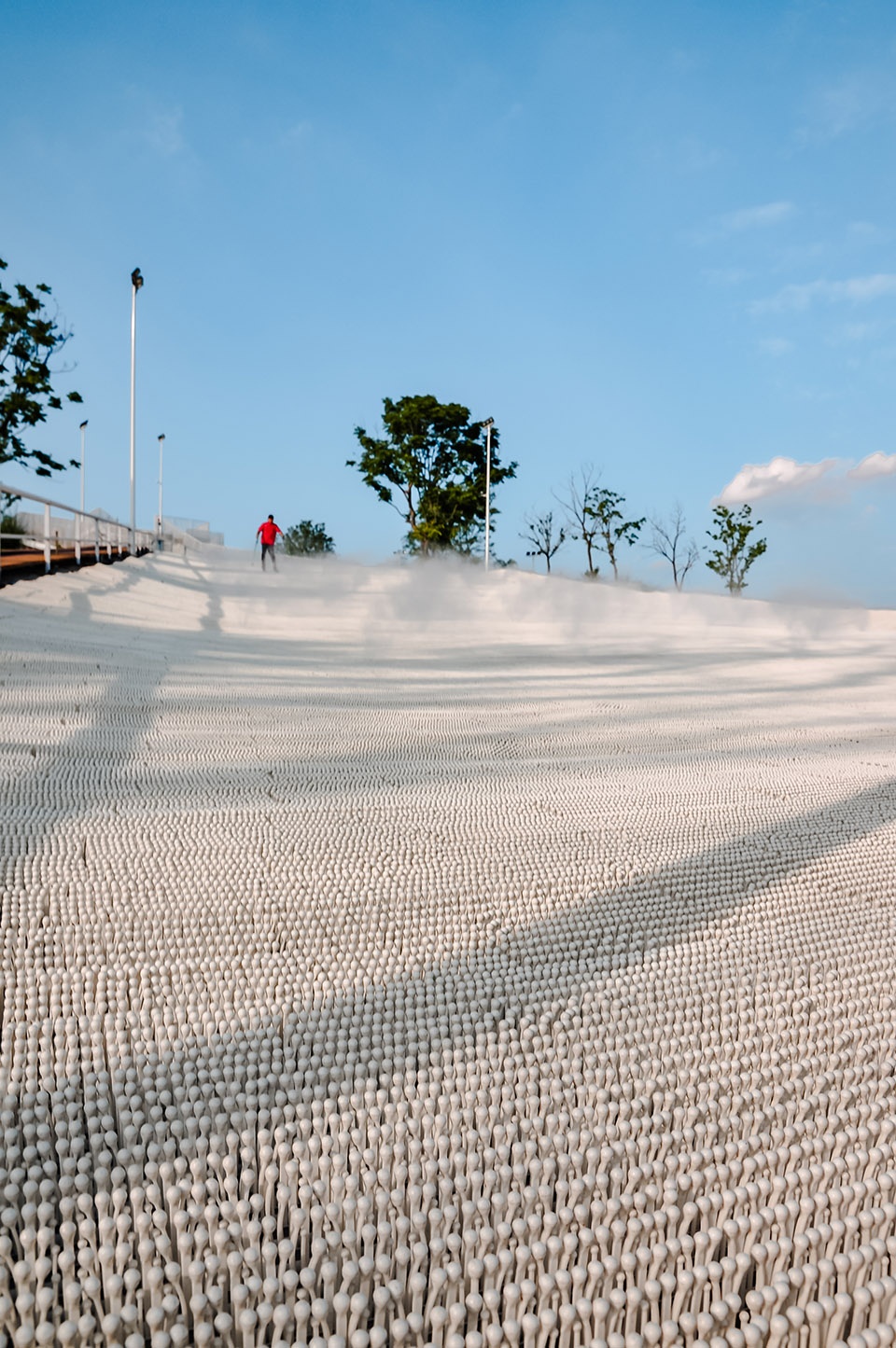 dry skiing resort yudao landscape design