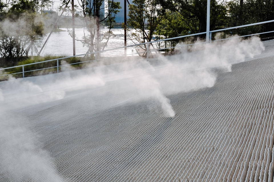 dry skiing resort yudao landscape design