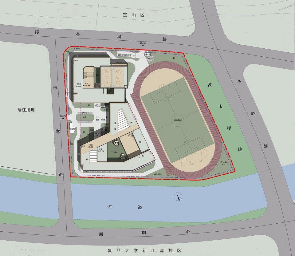 The Second Affiliated School of Fudan University TongJi Architectural Design