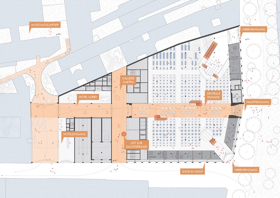 oma wins competition for the new kadewe vienna department store
