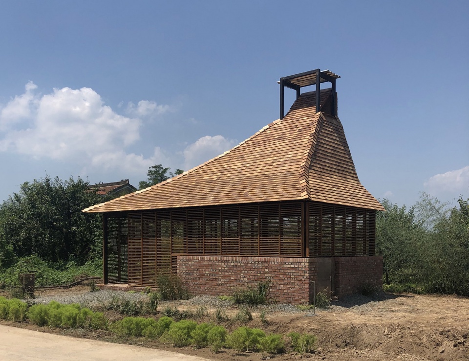recycling station in the pear orchard china beijing forestry university chiba university