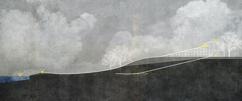dry skiing resort yudao landscape design