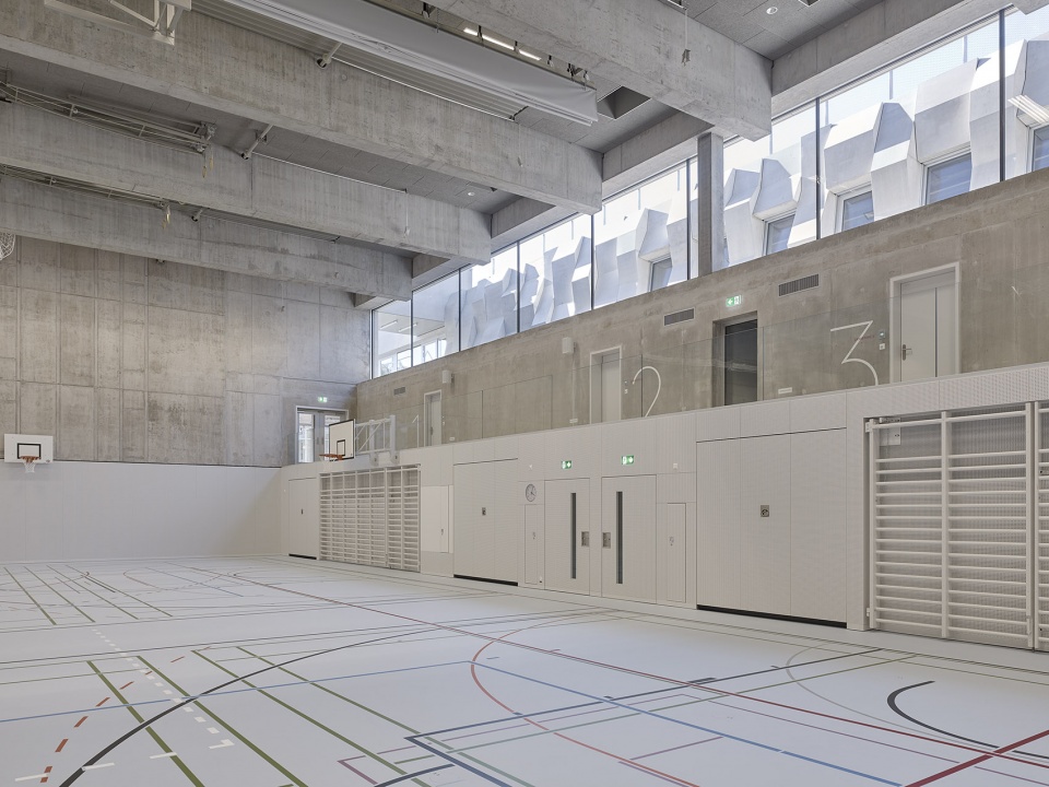 triple sports hall cantonal school wettingen by mlzd