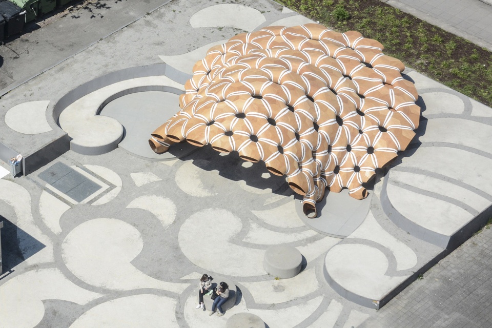 ICD ITKE RESEARCH PAVILION 2015 16 by University of Stuttgart