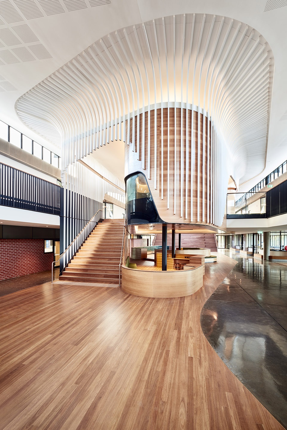 luther college middle school by cox architecture