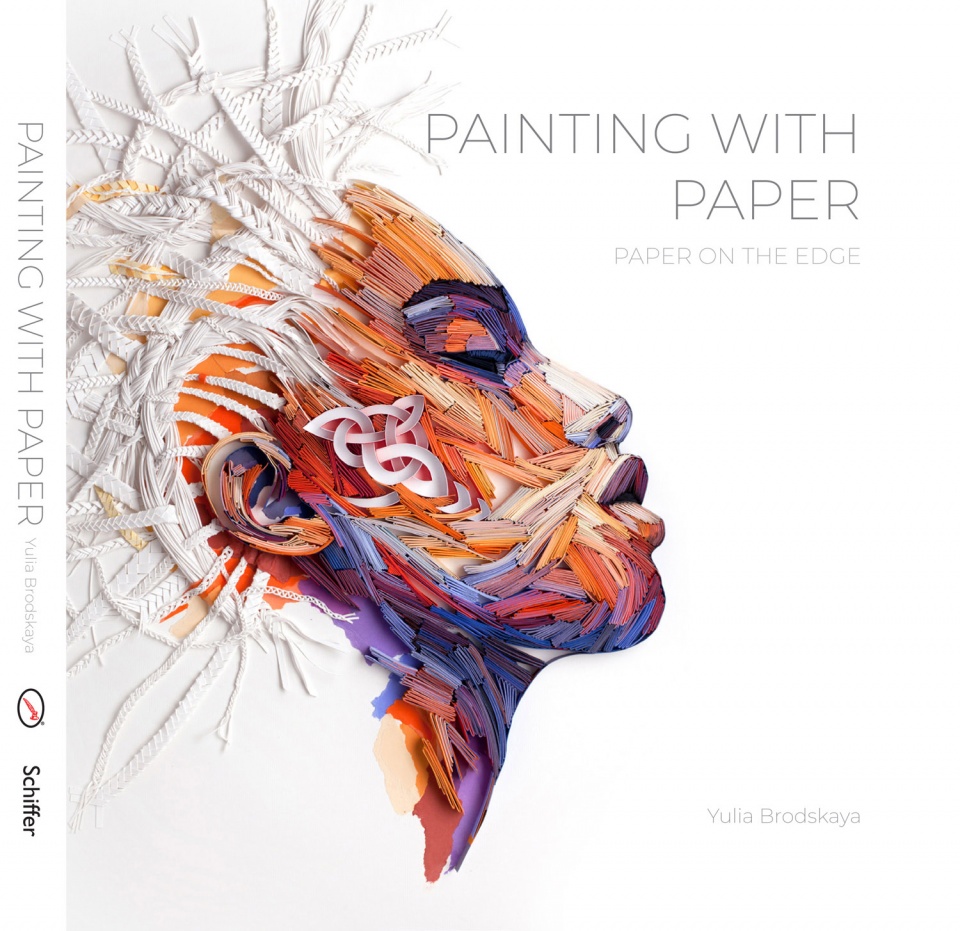 painting with paper paper on the edge by yulia brodskaya