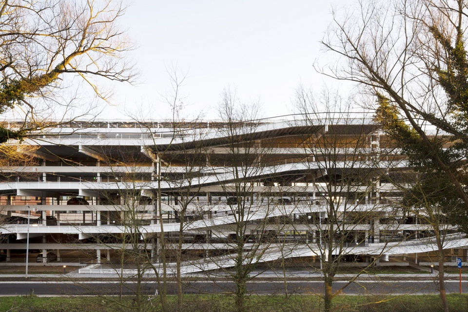 parking building imec kul leuven by stephane beel architects