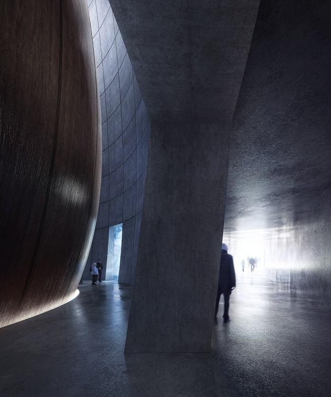 snohetta designs the arc a visitor center for arctic preservation storage in svalbard