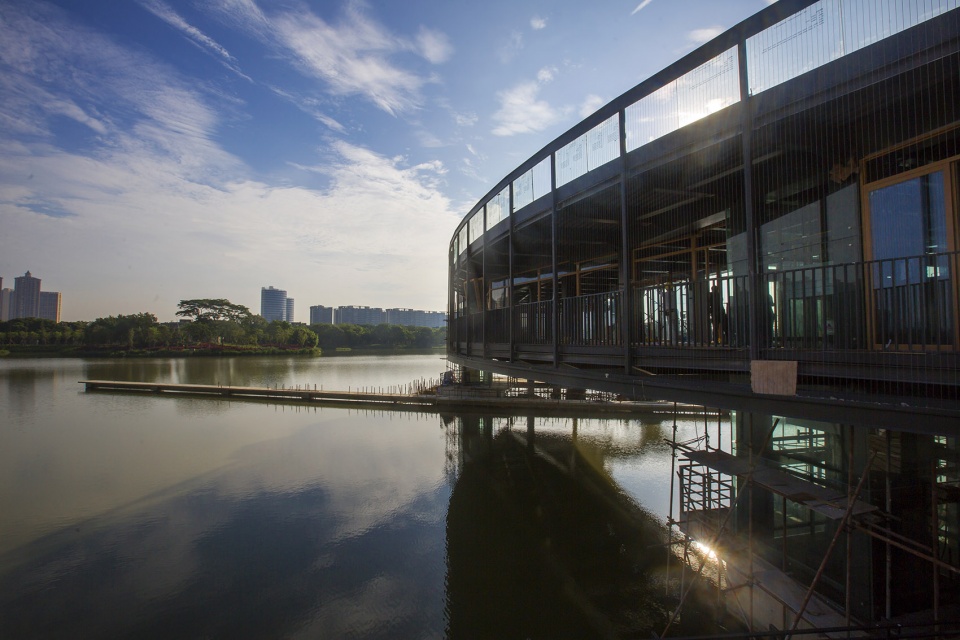 dragon boat museum shunde china by li xiaodong atelier