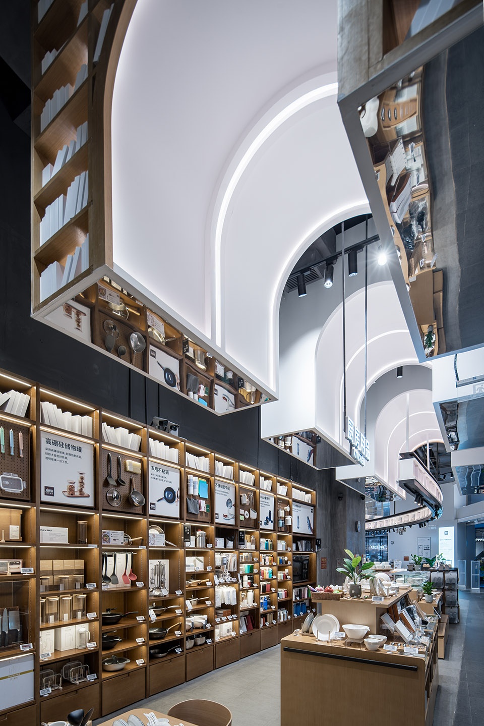 suning jiwu flagship store china by pump design
